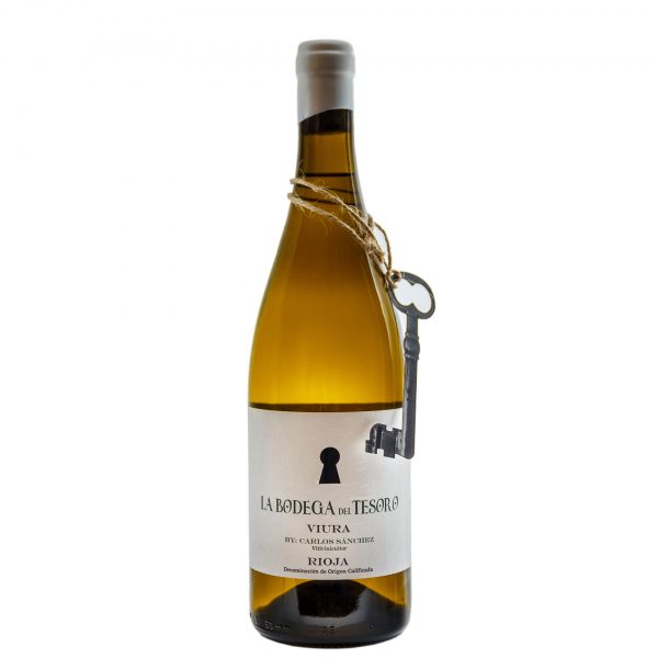 La Bodega del Tesoro. Vin blanc viura fermenté en fût, 2019.